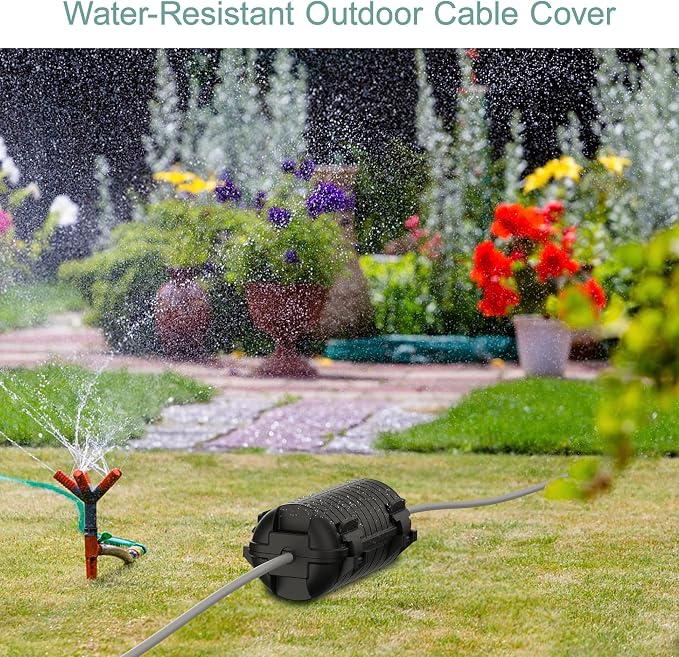 Extension Cord Cover Outdoor, 6 Pack IP54 Water-Resistant Power Cord Protector - Image 5