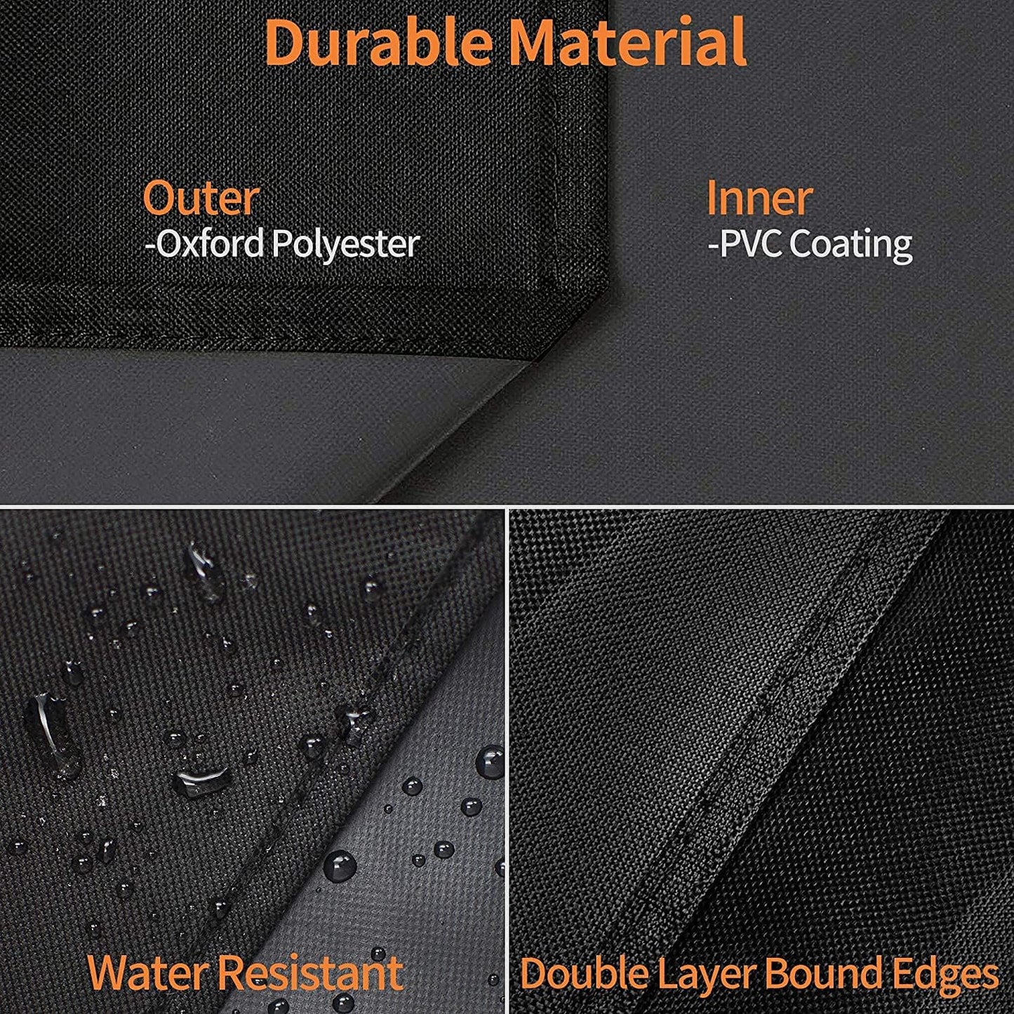 Heavy Duty Grill Cover Compatible with 1813 Blackstone 22inch Tabletop Griddle with Hood Captiva Designs 22‘’ Coleman Roadtrip LX,LXX, LXE, 285 Camping Grills and Smoke Hollow 205 Grill,600D Cover