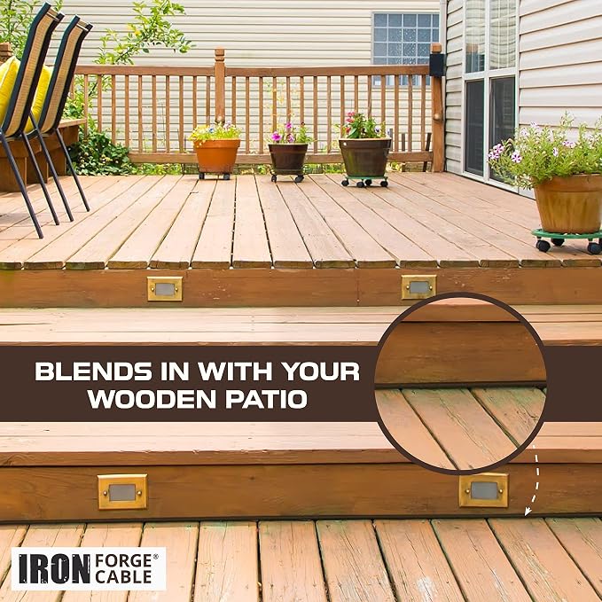 Iron Forge Cable Outdoor Brown Extension Cord 10 ft - Image 4