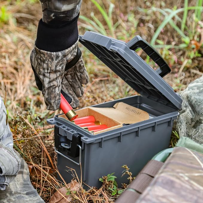 Sheffield 12628 Ammo Storage Box, Stackable .30 Cal Field Boxes, Water and Dust - Image 9