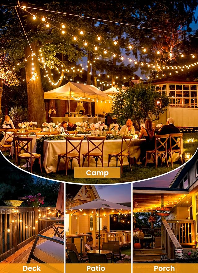 Brightown 75FT Solar String Lights Outdoor - Image 8