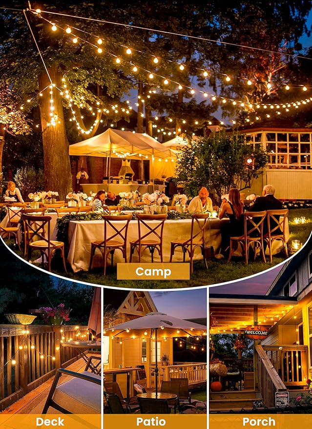 Brightown 38FT Solar String Lights Outdoor - Image 8