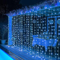 Dazzle Bright 300 LED Curtain String Lights, Christmas Fairy Lights by DazzleBright