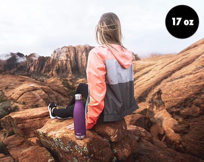 MIRA 2 Pack 17 oz Insulated Water Bottle - Image 6