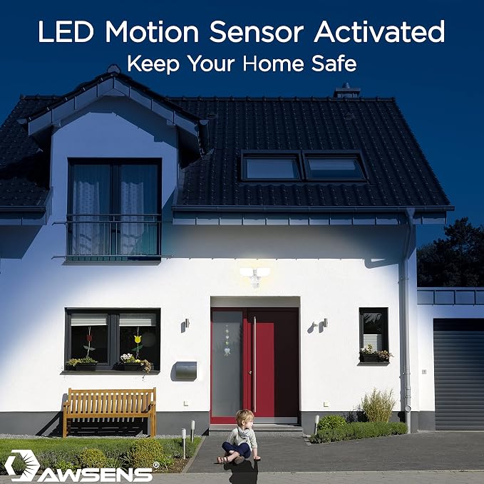 30W LED Motion Sensor Security Light Outdoor, 180 Degree, 2600 LM, 5100 K - Image 5