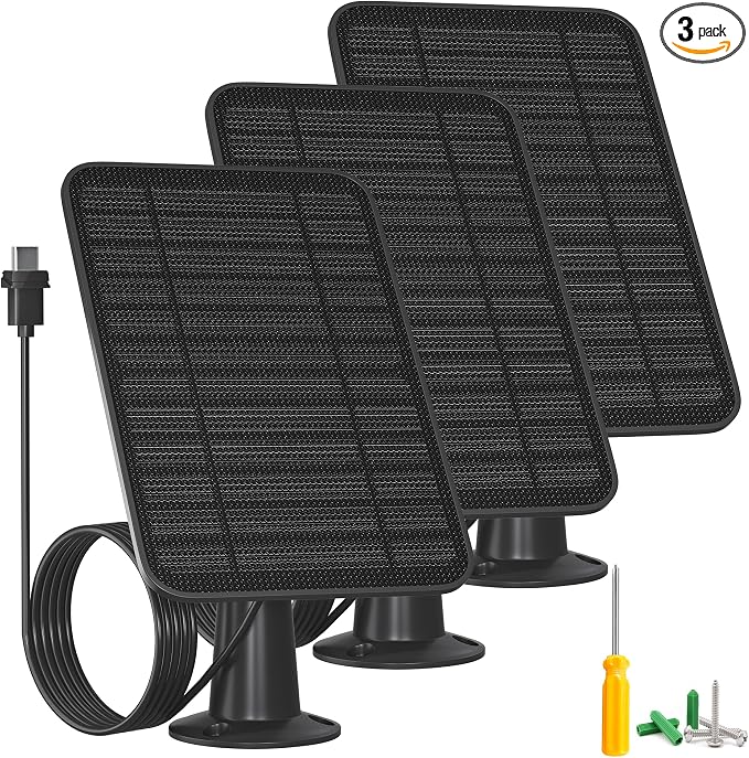 5W Solar Panel Compatible with Blink Outdoor 4/Outdoor 2K+ Camera, Solar Panel by WININMETA