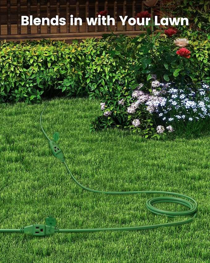 SURAIELEC 2 Pack 25 FT Outdoor Extension Cord - Image 7