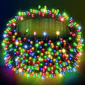 Dazzle Bright Multi-Colored Christmas String Lights, 82ft 1000 LED Waterproof by DazzleBright