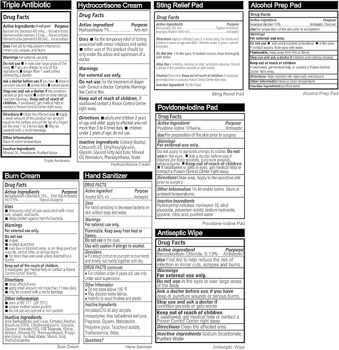 General Medi 295 Pieces Professional First Aid Kit - Image 8