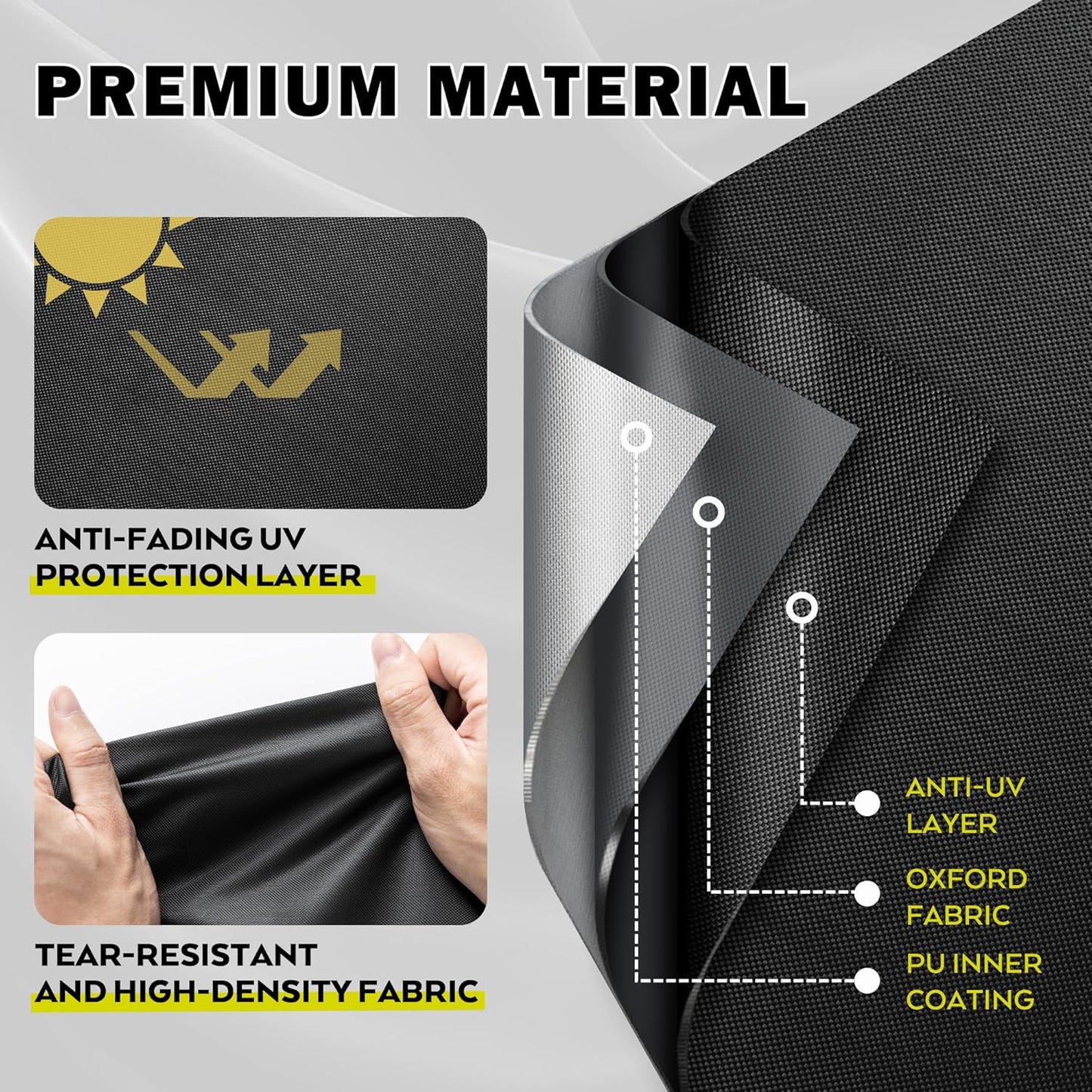 Griddle Cover for Royal Gourmet GB2000 2 Burner Grill, Flat Top Grill Cover for Outdoor BBQ, Outdoor Barbecue Cover for Gas Propane Griddle-Waterproof