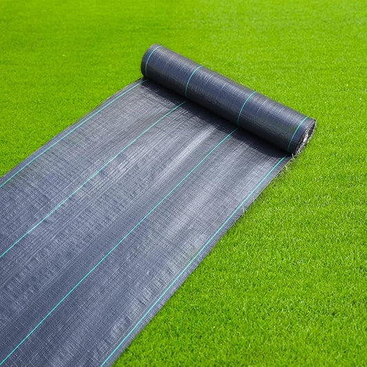 4ftx300ft Weed Barrier Landscape Fabric Heavy Duty, 3.2oz Weed Barrier Fabric, Weed Fabric Garden Fabric, Woven Geotextile Fabric