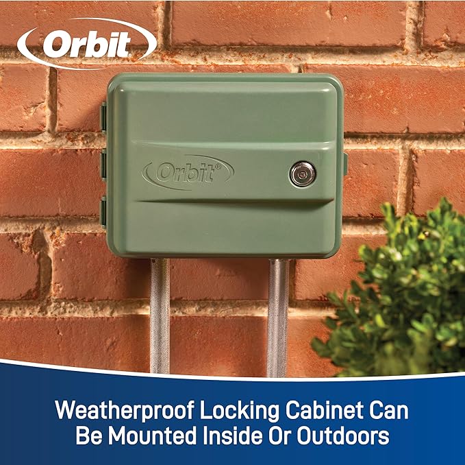 Orbit 57896 6-Station Outdoor Swing Panel Sprinkler System Timer
