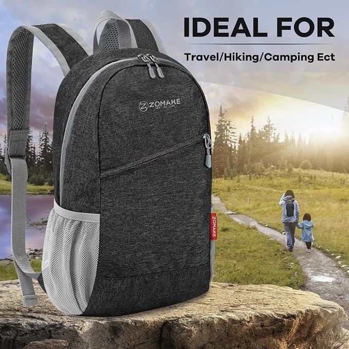 ZOMAKE Ultra Lightweight Packable Backpack 10L, Small Foldable Backpacks Hiking - Image 7