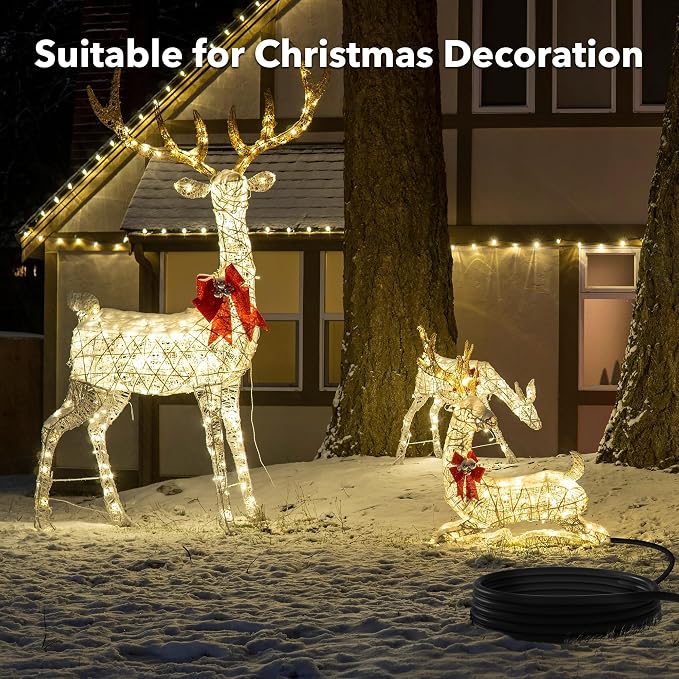 BN-LINK 10ft Indoor Outdoor Extension Cord 16/3 SJTW, Weather Resistant & Flame - Image 9