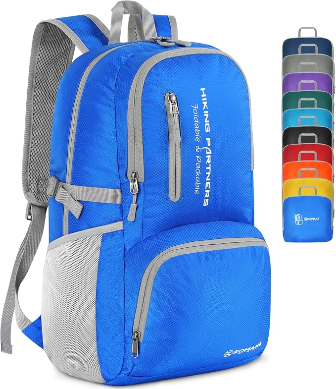 ZOMAKE Lightweight Packable Backpack, 35L Light Foldable Hiking Backpacks Water by ZOMAKE