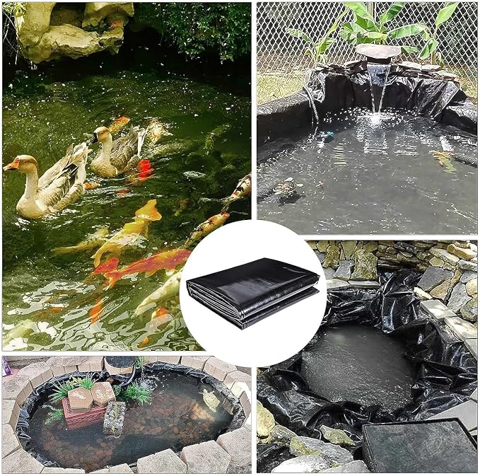 ToLanbbt Pond Liner 14 FT x 14 FT HDPE Pond Liners, 20 Mil UV Resistant - Image 6